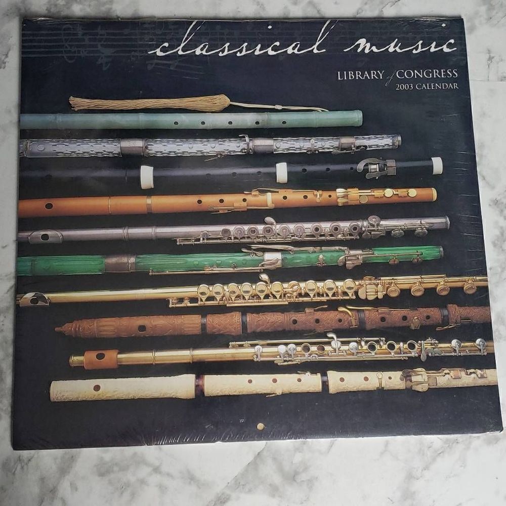 NEW Classical Music Library of Congress 2003 Collectable Calender